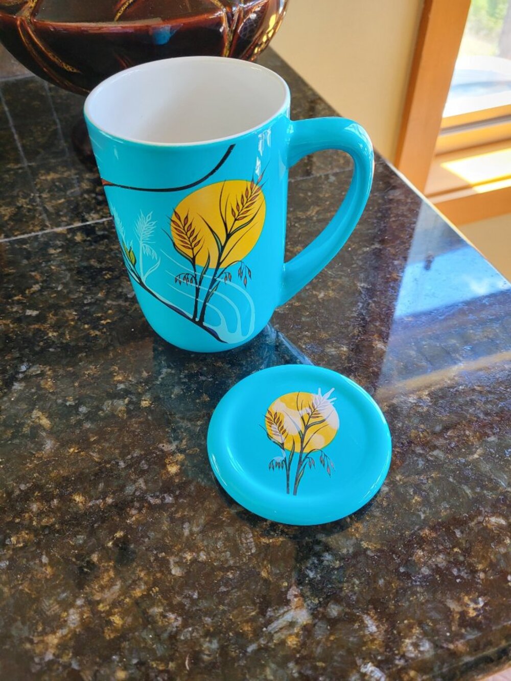 David's Tea Nordic Cup with lid - like new!!